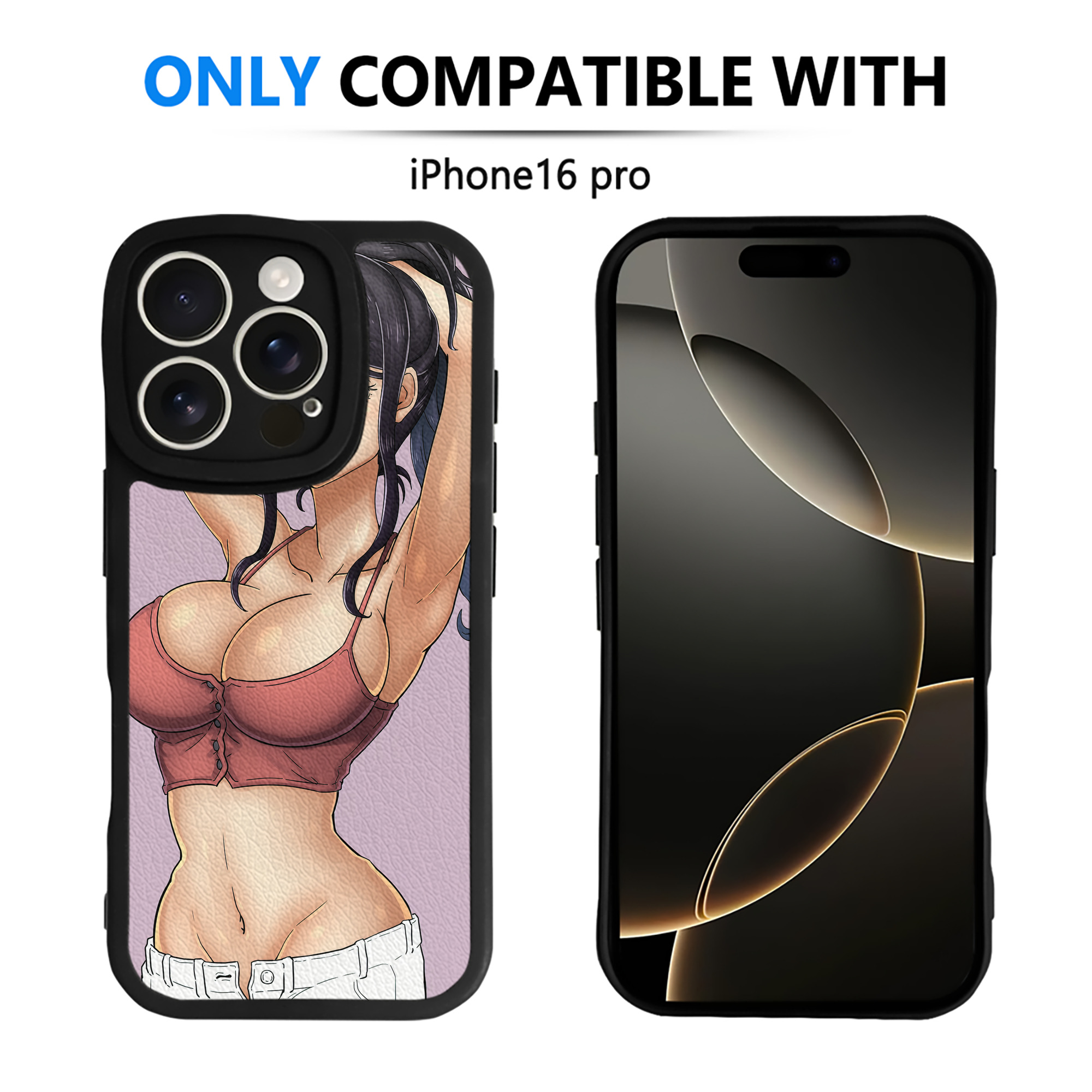 （画像用） ワンピース ONE PIECE 【iPhone 16シリーズ対応】シリコンスマホケース（レザー調） 材質：シリコン